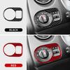 Cydf10 Real Soft Carbon Fiber For Altea 2004 2005 2006 2007 2008 2009 2010 2011-2016 Altea XL Car Headlight Switch Frame Sticker