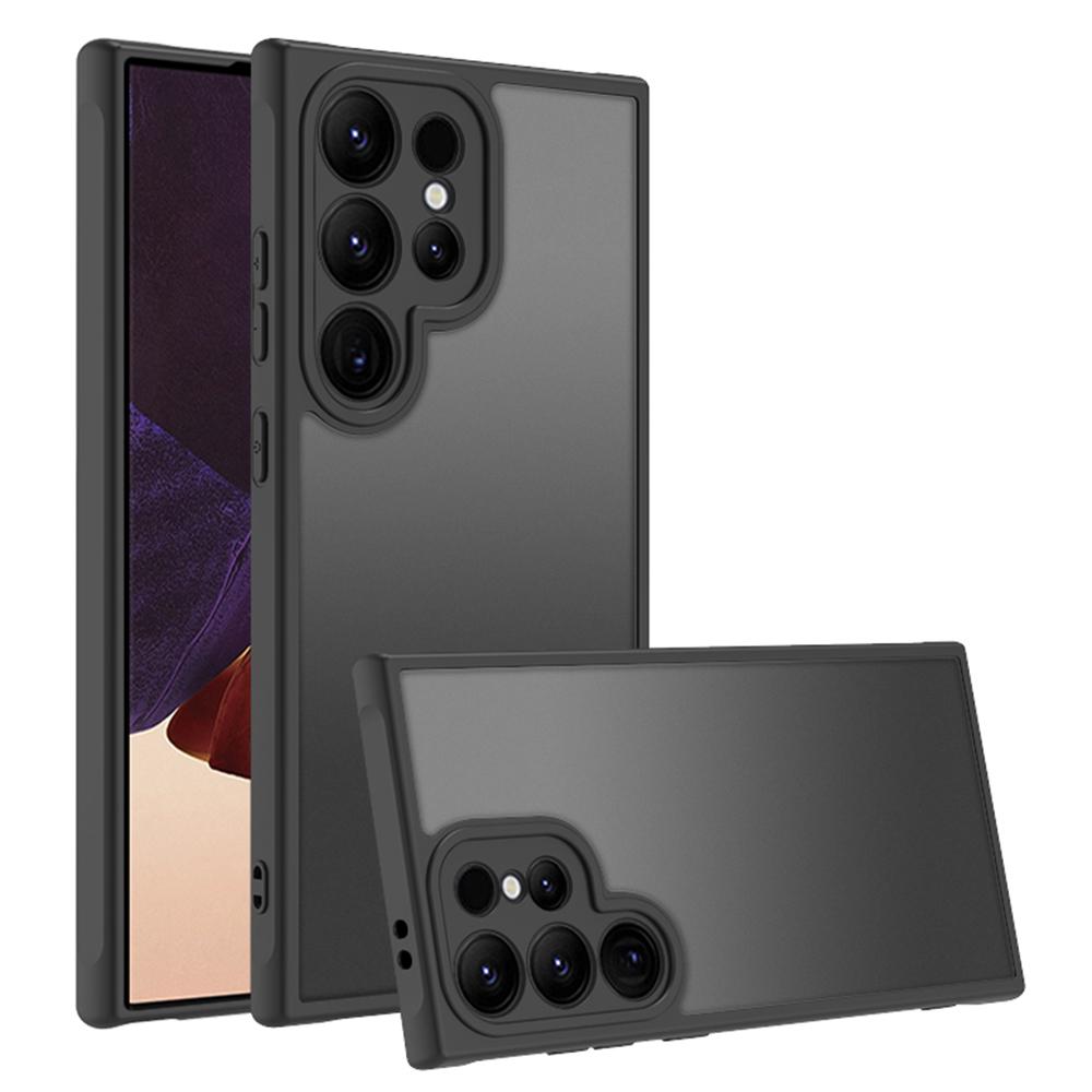 

For Samsung Galaxy S24 Ultra Case Skin Touch Matte PC+TPU Shockproof Phone Back Cover A