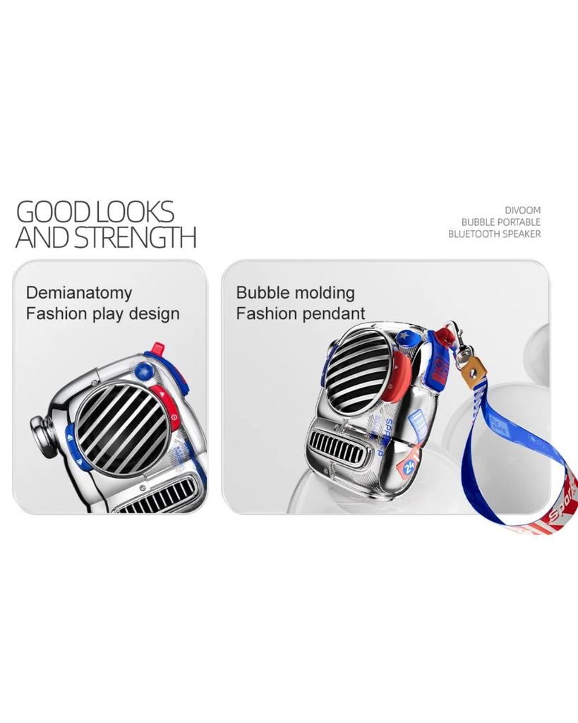 Divoom Pop Bluetooth Portable Speaker