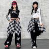 Trendy Street Style Outfit Set for Girls - Jazz Performance & Practice Wear for Spring & Autumn