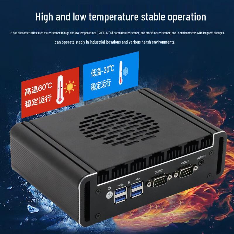 VINcanWO Mini Fanless Embedded Industrial PC (CN version)