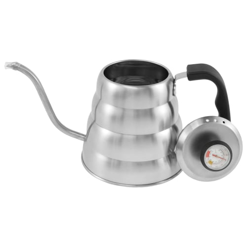 

1.2L Drip Kettle Fit, Gas and Induction Compatible, Stainless Steel, Perfect Gift (Silver)