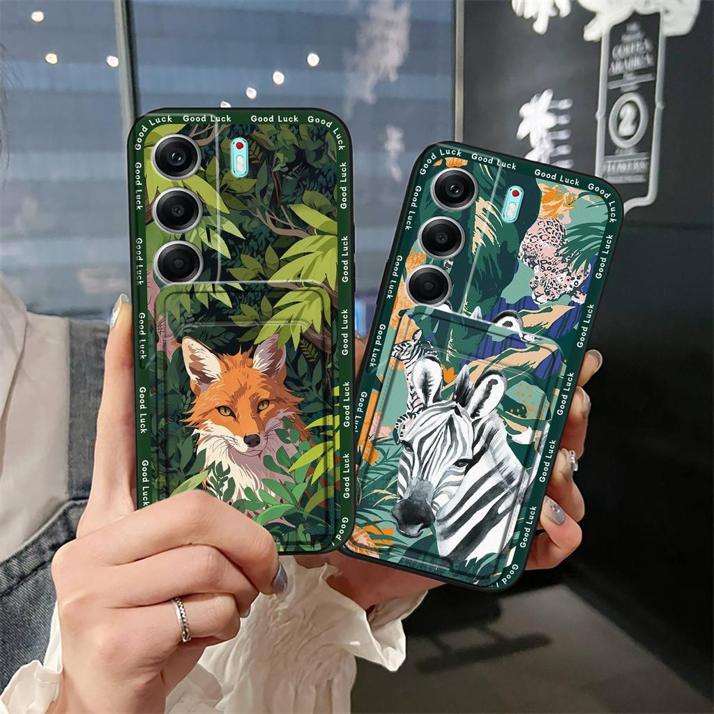 protective Dirt-resistant Phone Case For Tecno Camon40 4G/CM5 Card bag Waterproof Cute Anti-dust Shockproof Durable TPU