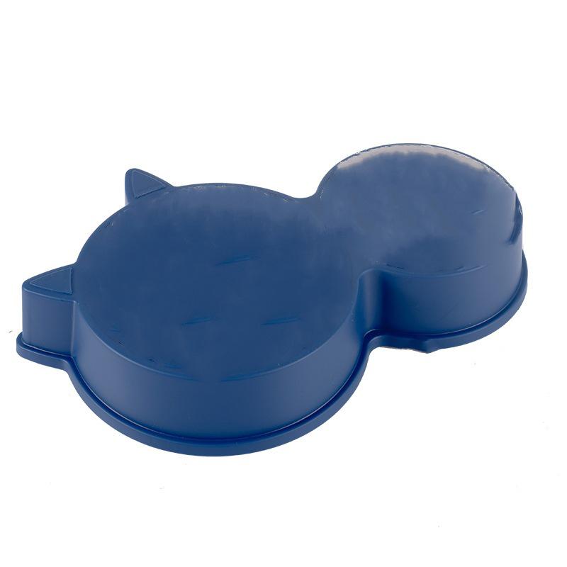 

Миска из нержавеющей стали с защитой от опрокидывания, двойная, для кошек и собак, с защитой шеи