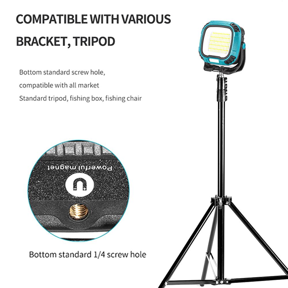 LED Camping Flashlight Portable Floodlight Type-C Rechargeable Cordless Emergency Light Camping Torch for Camping Hiking