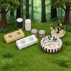 1/12 Doll House Miniature Cats Bed Set with Feeder Bowls for Enhanced Realistic Toy Collection Kids Pretend Play Activity