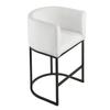 Bar Stool Set of 3, 63cm Counter Height Stools, Counter Barstool with Backrest, Arm, Metal Frame, and Footrest, Accent Fabric Bar Chair, Island