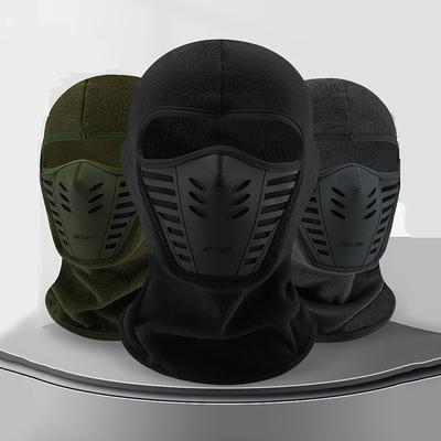 Summer Winter Warm Fleece Motorcycle Face Mask Anti-dust Windproof Full Face Cover Breathable Hat Neck Helmet Mask Balaclavas