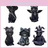Outhing 2021 Synthetic Resin Crafts Magic Cat