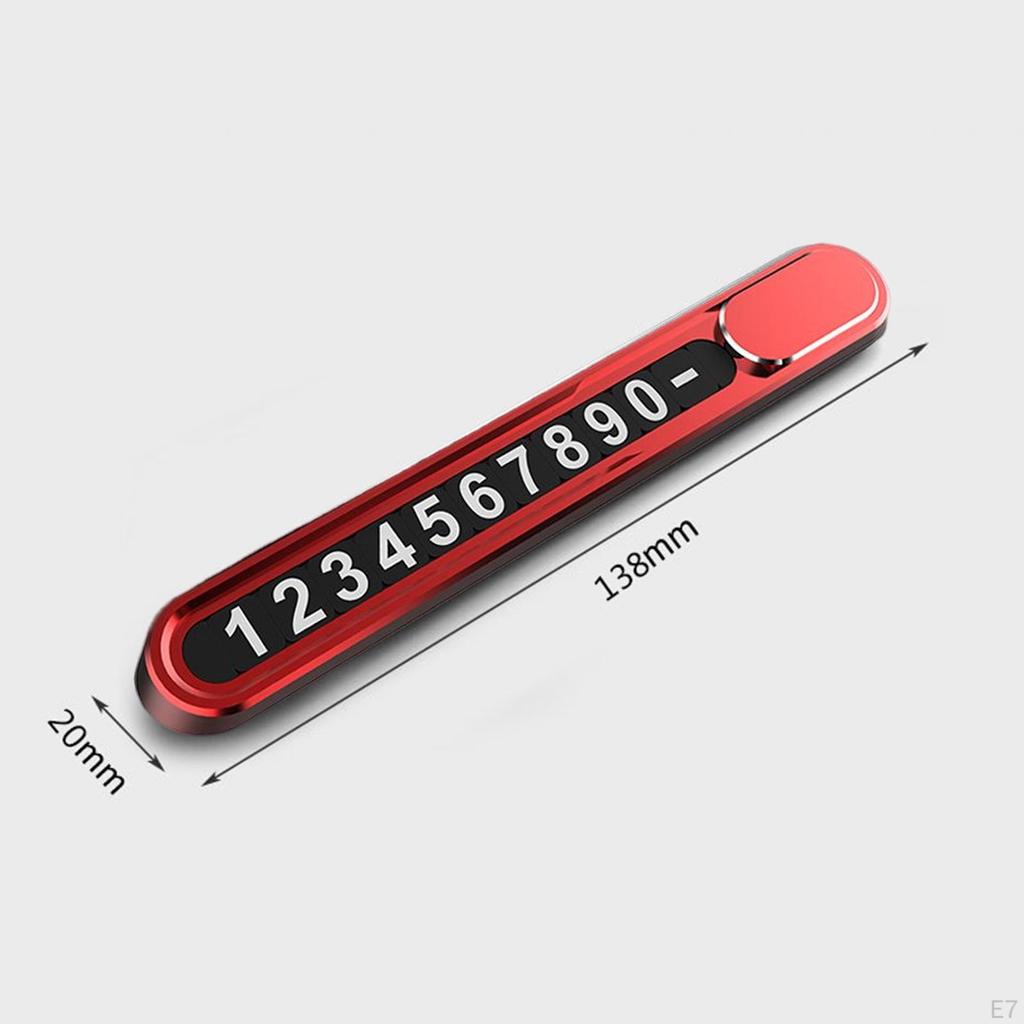 Car Parking Telephone Number Plate Phone Board for Lot