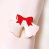 2Pcs Napkin Buttons Decorative Room Reusable Christmas Holders Napkin Ring Dining Decor