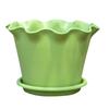 1PC Resin Not Easily Broken Elegant Flowers Durable Long-lasting Practical DIY Lotus Leaf Edge Flowerpot Living Room