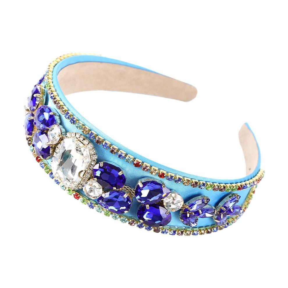 Baroque Rhinestone Crystal Headband Bejewelled Wi Diademas Baroque Rhinestone Crystal Headband Bejewelled Wi Diademas