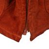 Sears JR Bazaar Suede Leather Jacket 11 Brown Hood Women Used