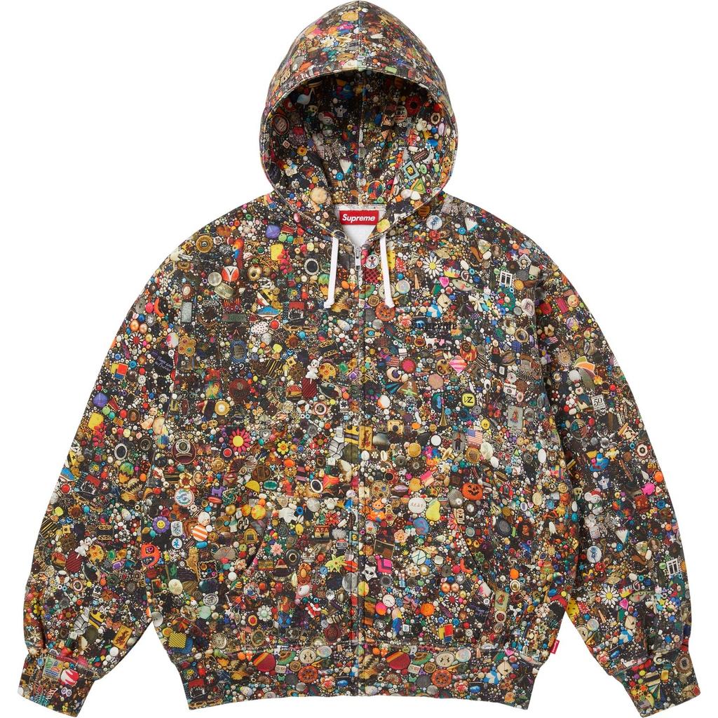 Supreme x Mike Kelley SS26 Zip Up Hooded Sweatshirt 'Multicolor' Men's SUP-SS26-171