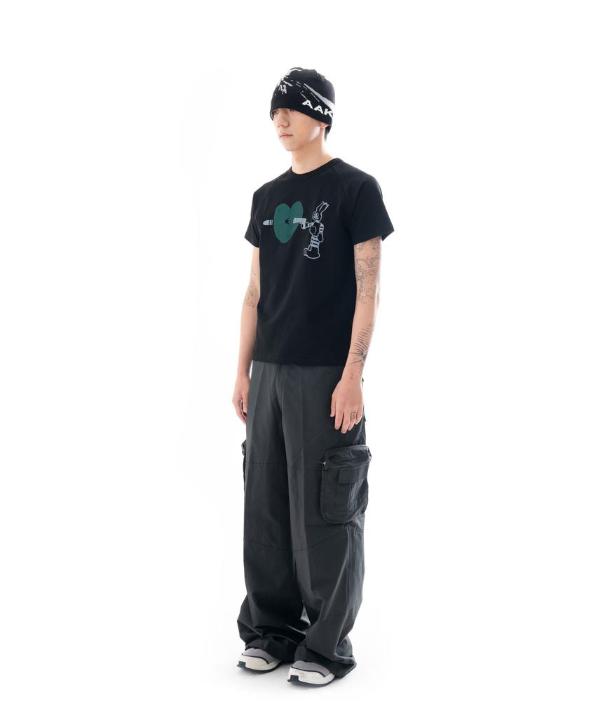 AAKAM Taped Cargo Pants (Dark Green)