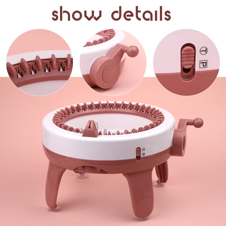 Fenrry 40-needle Hand Knitting Machine DIY For Knitting Sweater Scarf Hat Socks Weave Machine Loom Machines Process Tools