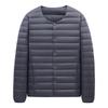 Men's Lightweight Versatile Down Jacket: Autumn/Winter Trend, Convertible Round to V-Neck, Casual Short Style