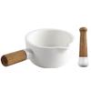 Manual Hand-held Mashing Jar Efficient Grinding Pottery Grinding Bowl  Medicine