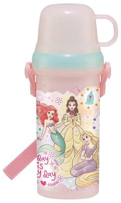 Water Bottle 480ml with Cup Disney Princess 23 Girls Children's PSB5KD-A