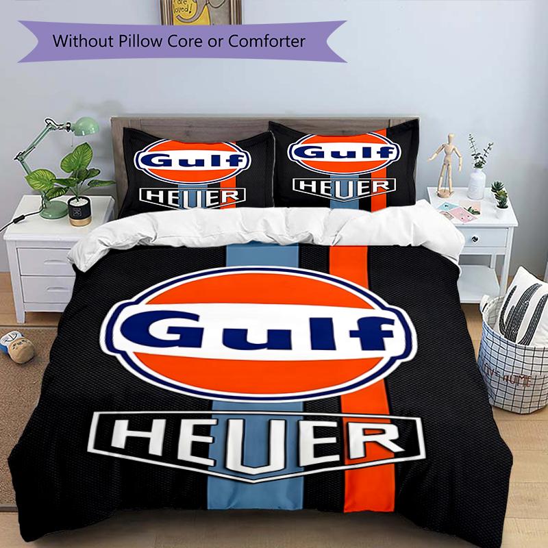 3pcs Football Team (9) Design Cover Set - HD Printed Bedding with 1 Cover and 2 Pillowcases - Perfect for Home and Dorm Decor