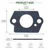 Carburetor Kit For Jonsered GT-2124C Partner B250 B L Type 2 Colibri II S XS 530071822 Tune Up Kit Replacement Saw Trimmer Parts