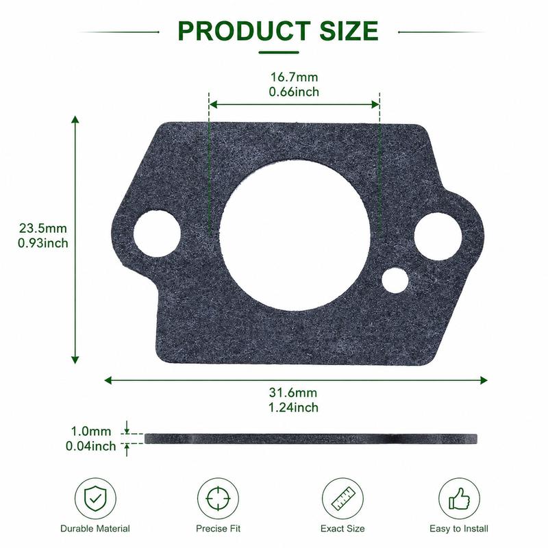 Carburetor Kit For Jonsered GT-2124C Partner B250 B L Type 2 Colibri II S XS 530071822 Tune Up Kit Replacement Saw Trimmer Parts