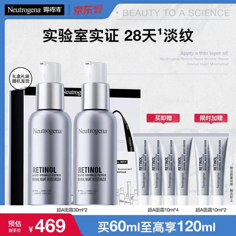 Neutrogena Retinol Anti-Wrinkle Repair Night Cream Double Pack