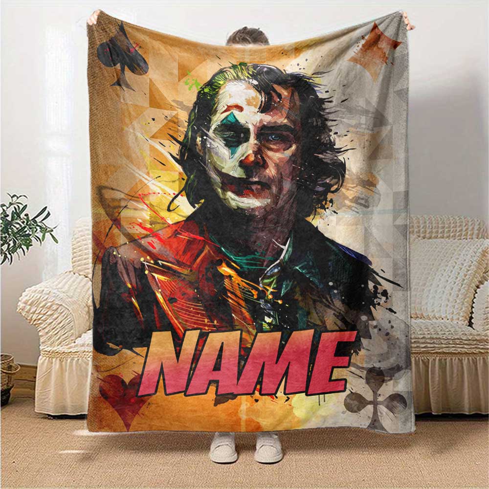 Like Warner Bros. Movies (9) Personalized Text Blanket Throw Customizable Blanket Comfortable Perfect for Seaside Chair Couch Office All-Season Use