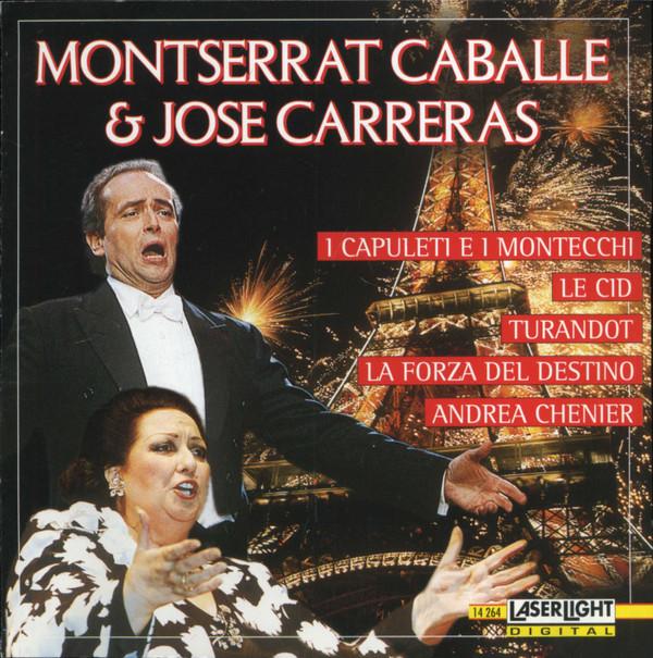 

CD MONTSERRAT CABALLE JOSE CARRERAS Live In Paris 14264 LASERLIGHT DIGI 1995 US Classical Used