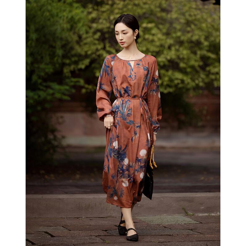 Demana Elegant Soft Luster A-Line Midi Dress