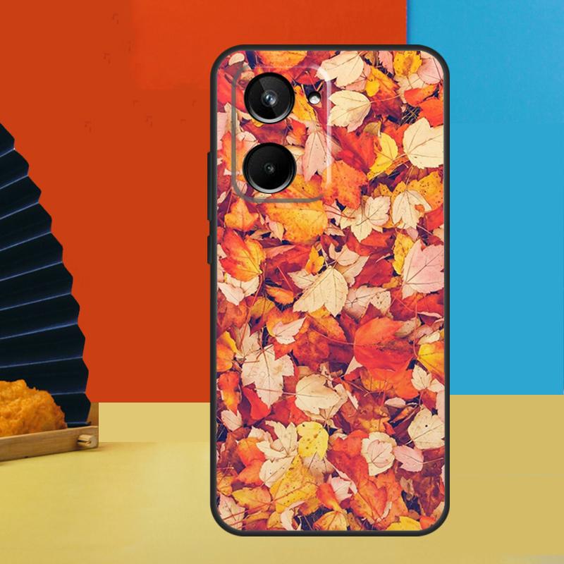 Autumn Leaves Fall Fox Pumpkin For Realme 12 Pro Plus 11 10 9 C55 C53 C51 C30 C31 C33 C35 C11 C25s C21Y GT Neo 5 GT3 Case