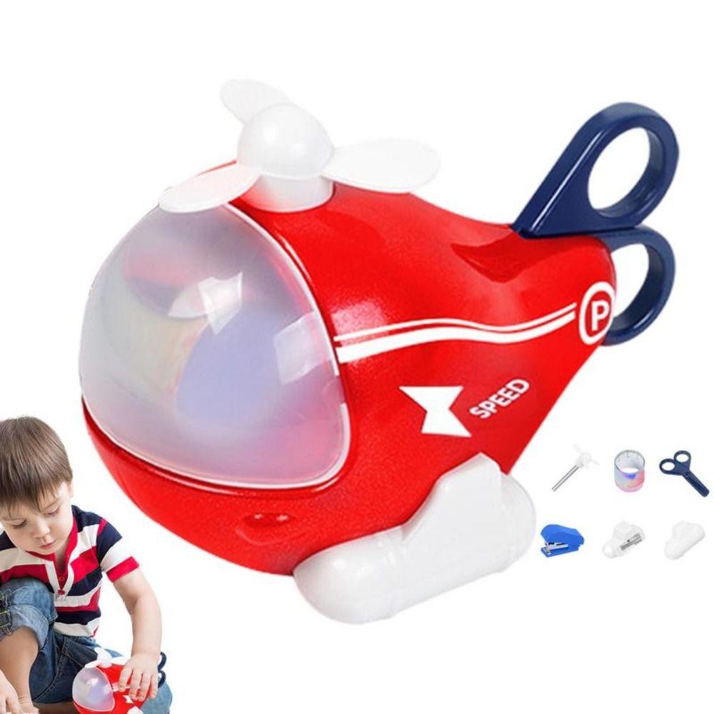 Detachable Aircraft Stationery Toy Starting School Stationery Helicopter Toy  Desk Decor