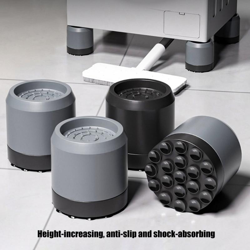8Pieces Nonslip Plastic Pads for Washers and Appliances to Minimizing Vibration and Protect Surfaces from Damage