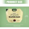Outdoor Folding Water Container Bag with Faucet 8L Large Capacity Portable Water Bag Leakproof Water Bucket Enduring