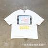 Mens Streetwear Long Sleeve T-Shirt Vintage Graffiti Print Loose Fit Teens