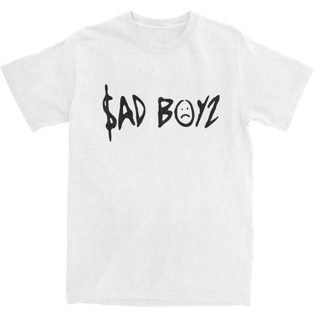 Oversized T Shirt Junior H Sad Boyz Cotton T Shirts Fashion Tee Shirt for Men's Summer Y2K Fun Print Short Sleeve Tops
