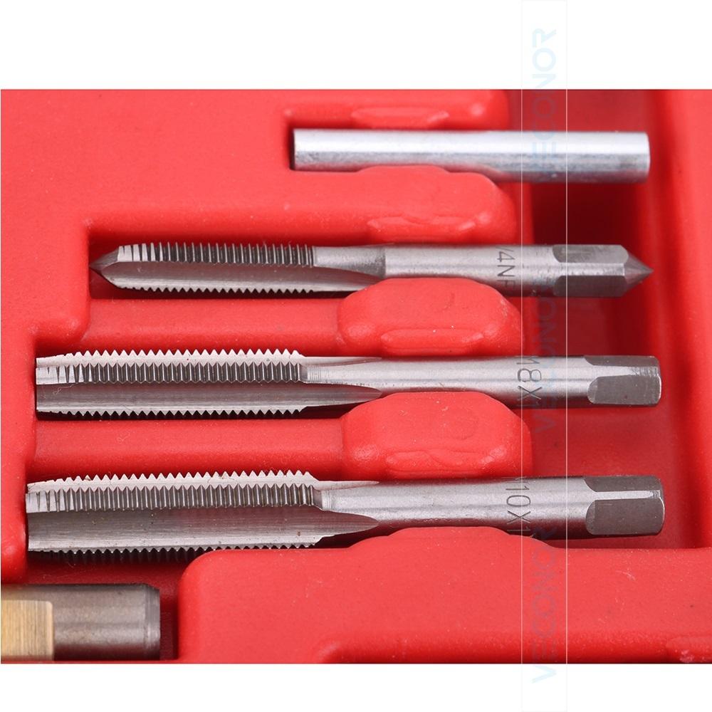 8mm 10mm Damaged Glow Plug Removal Remover Thread Repair Drill Wrench Spark Plug Gap Extractor Tool Kit
