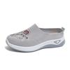 Easy Slip-On Lazy Slides Chinese Style Mesh Upper Shoes Spring Summer Outdoor Home Casual, Women Shoes(The Sizing Runs Big)