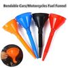 Refueling Funnel With Filter Motorcycle Refuel Gasoline Engine Oil Funnel Moto Car Long Mouth Funnels Car Repair Filling Tools
