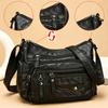 Fashion Large Capacity PU Women Shoulder Handbag, Adjustable Strap Anti-theft Zipper Crossbody Bag With Multi Pockets For Daily Casual Use