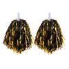 2 stk Cheerleader Pom Poms metallisk folie Cheerleader Pom Poms Håndblomster med håndtak for sportskonkurranser feiringer
