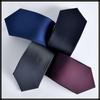 [White Fang] Formelles Krawatte, Einfarbig, Polyester, Business, Elegant, Herren NC141 (Wein)