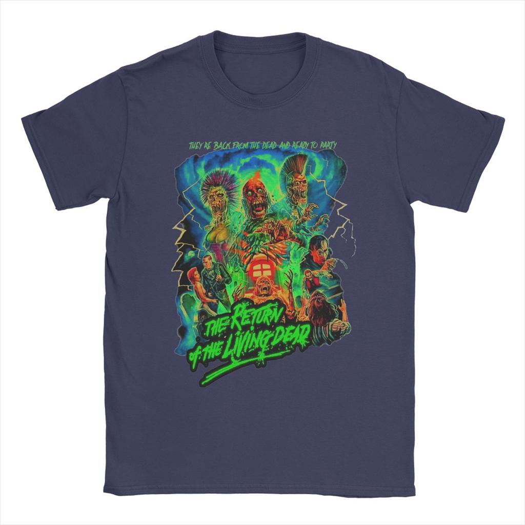 The Return Of The Living Dead T Shirt Men 100% Cotton for Male T-Shirt Round Collar Tees Short Sleeve Clothes Birthday Gift