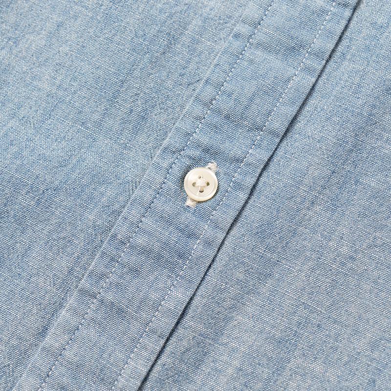 Polo Ralph Lauren FW21 Embroidered Logo Slim Fit Long Sleeve Shirt Men shirts Blue 710548538-001