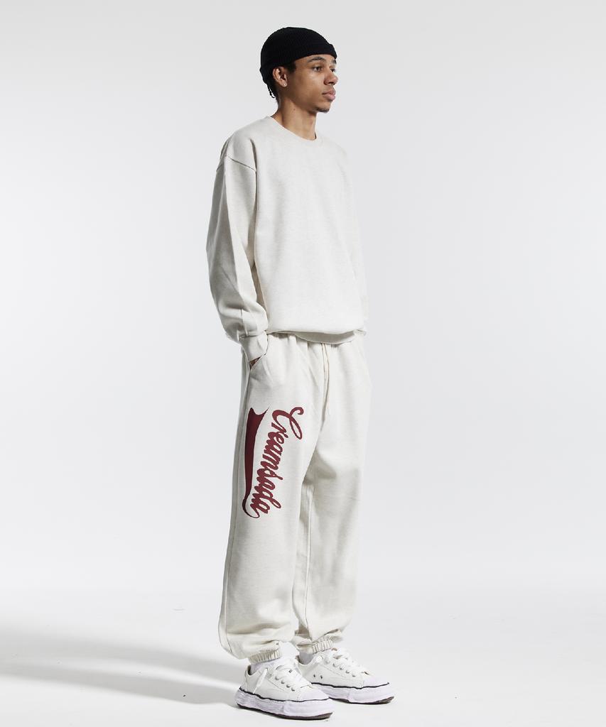 CREAM SODA LAB Blank All Season Sweatshirt Oatmeal