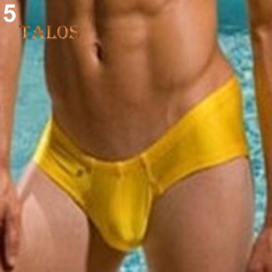 Man's Low Waist Leakage Hip U Convex Design Underwear Men Briefs Sexy Thongs Men's Clothing