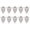 10pcs Virgin Mary Medal Pendant Antique Oval Charm Jewelry Making Supplies