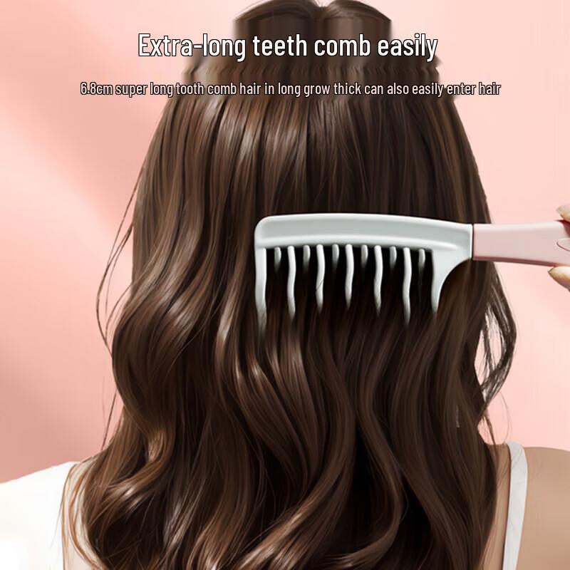 DASKSHA Wide-Tooth Wavy Hair Styling Comb