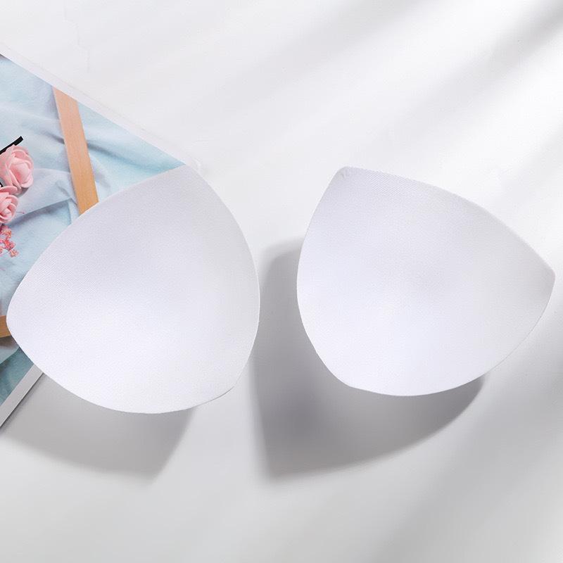 

Ultra-thin Breast Pads Insertable Undergarment Foam Pads Pair 6 білий